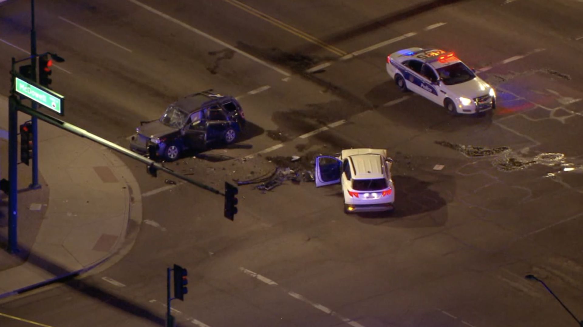 Car Crash in Central Phoenix Leaves Three Women Hospitalized